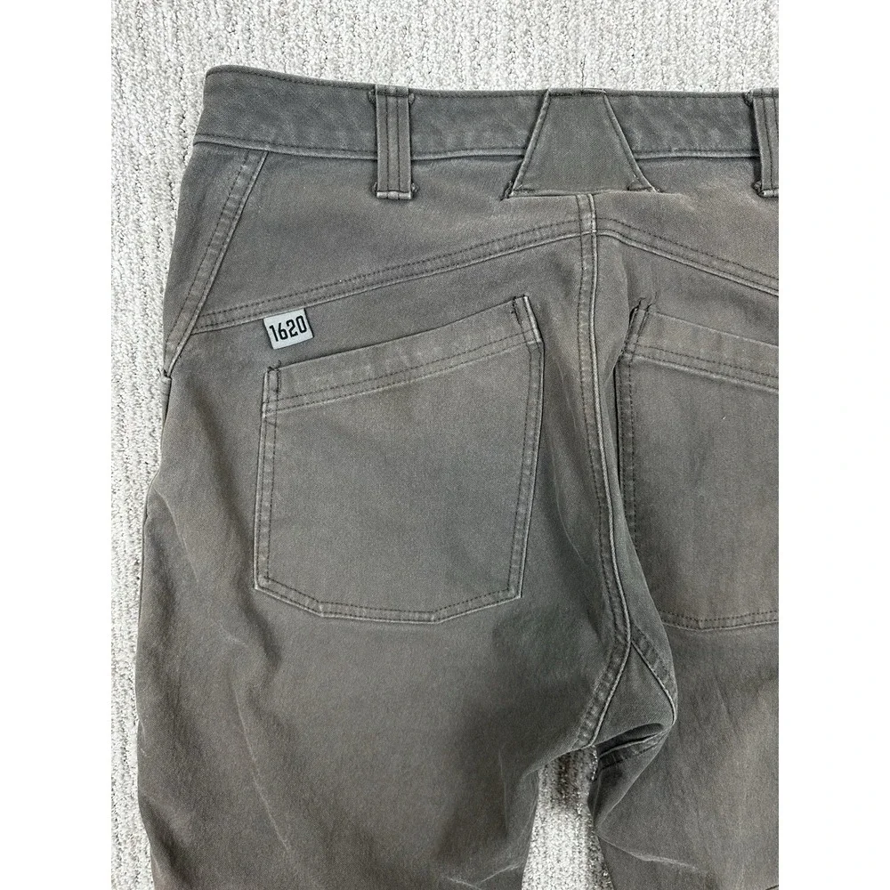 1620 Foundation Pant Men 36x31 Canvas Granite Gray Cordura Workwear Made in USA